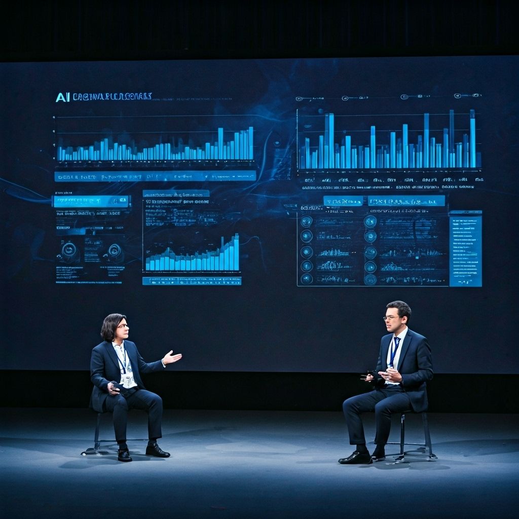 AI professionals presenting