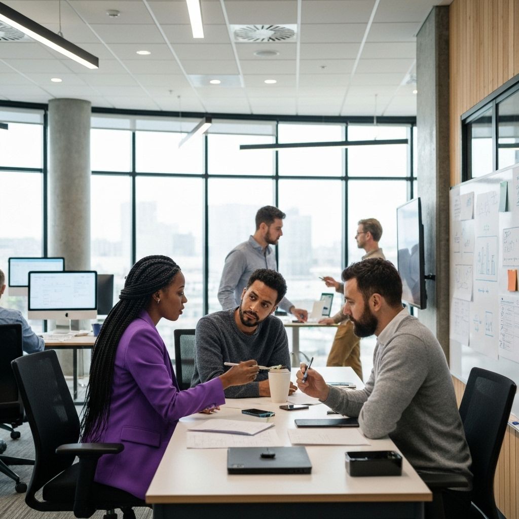 AI professionals collaborating